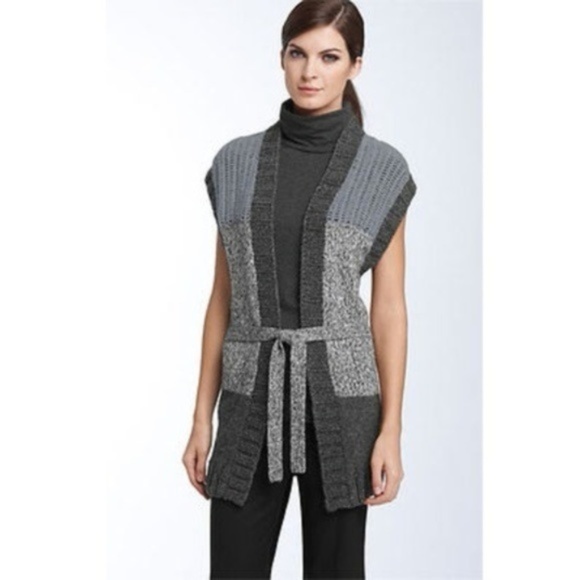 Theory Sweaters - THEORY Dena Caledonia color block sweater  SIZE L